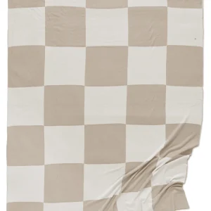 Pläd Square Beige