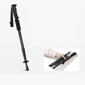 Teleskopiska gåstavar 2 st med ergonomiskt handtag