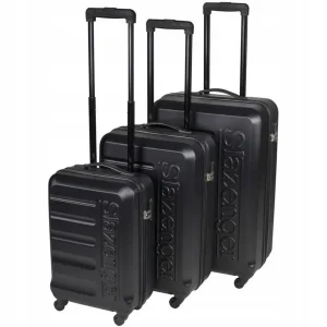 3-i-1 resväska Set – Small/Medium/Large i svart, robust och lätt