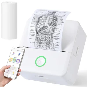 Minitermoskrivare, trådlös – Skriv ut foton, anteckningar och etiketter när du är på språng