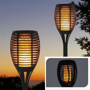 Solcellslampor för trädgården – Set med 4 eller 8 med varmvitt ljus