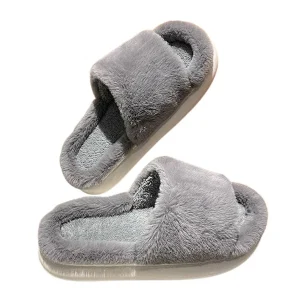 Woolies™ - Fodrade tofflor med tjock sula – varma och bekväma